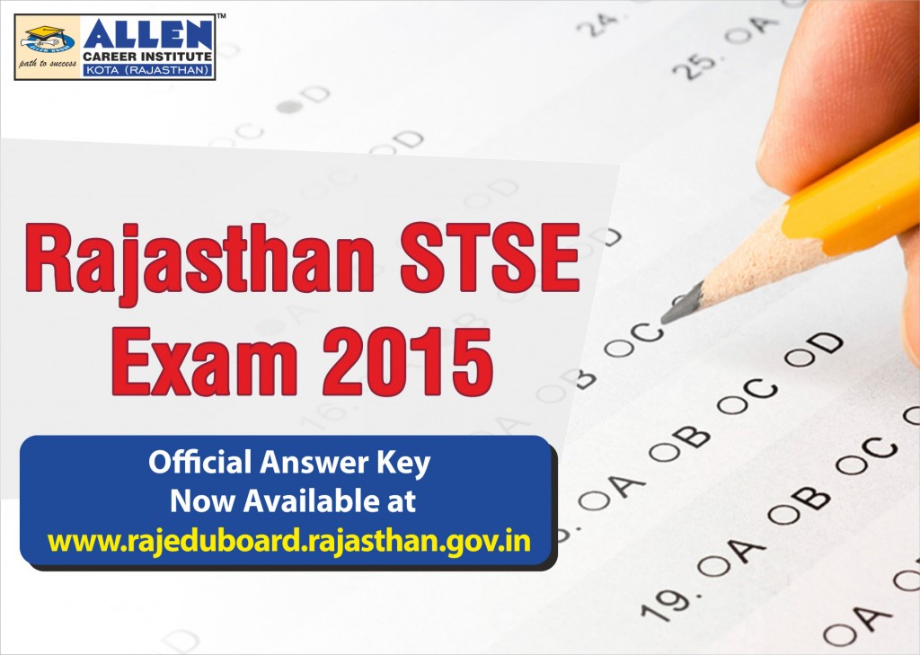 STSE 2015 Official Answer Key