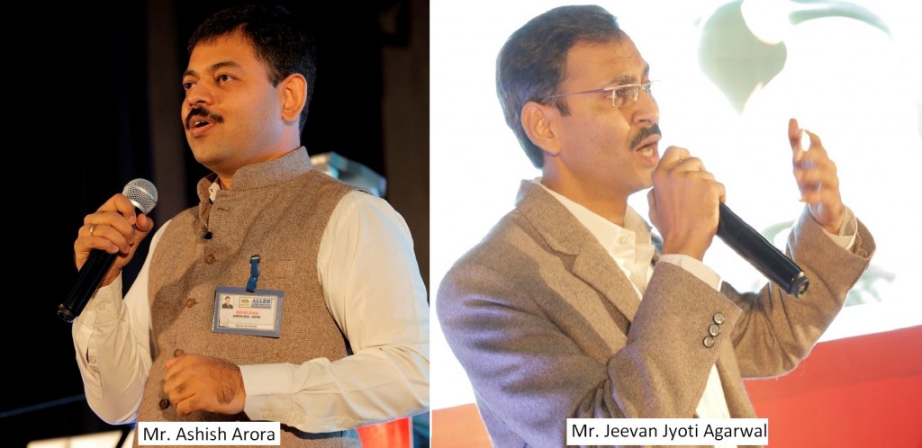Mr. Ashish Arora & Mr. Jeevan Jyoti Agarwal Addressing Students & Parents