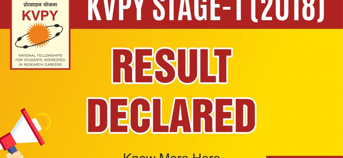 KVPY 2018 Stage I Result