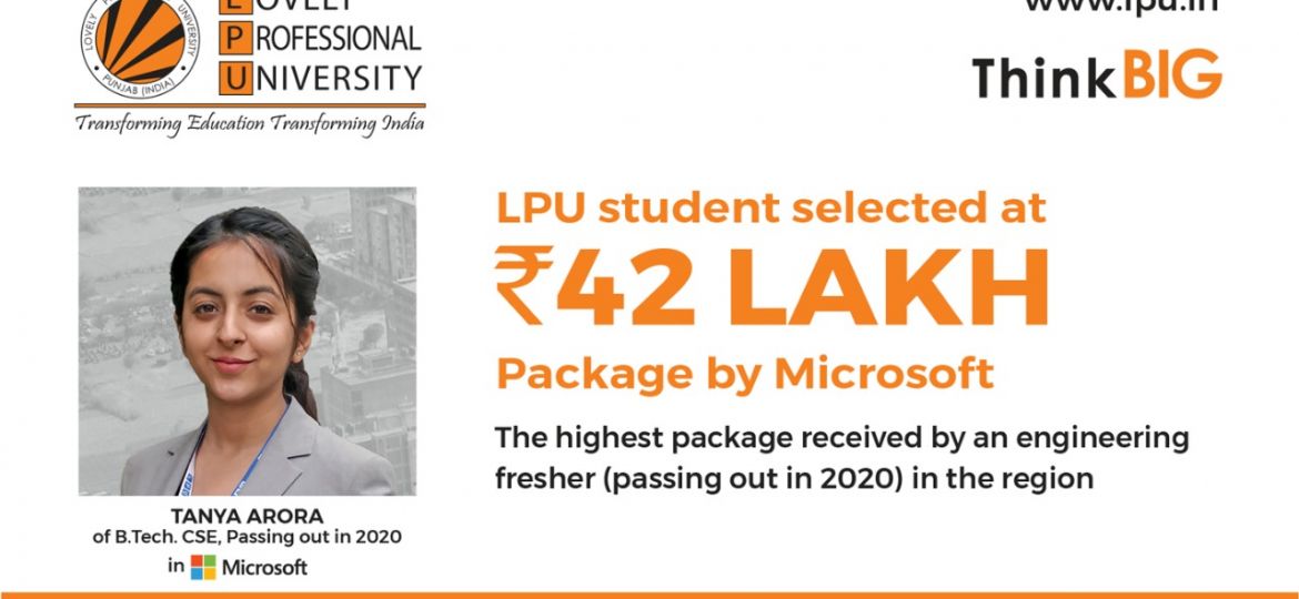 Rs. 42 Lakh Placement