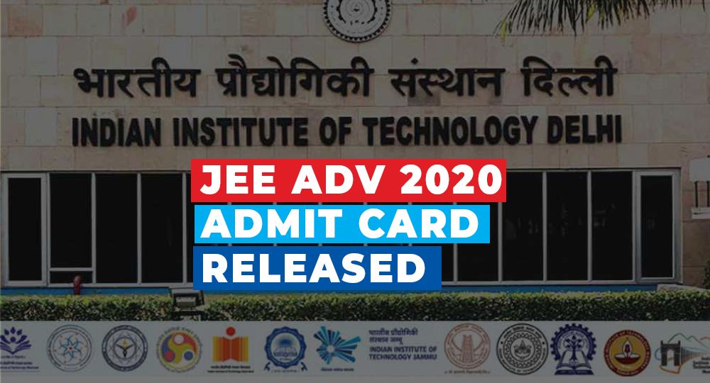 jee adv admit card released