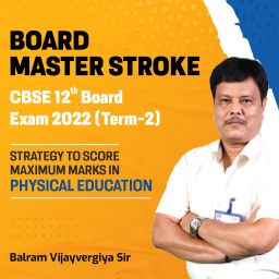 ALLEN - Board Master Stroke Class 12th Board Exam 2022 (Term-2) Physical Education - Balram Vijayvergiya Sir