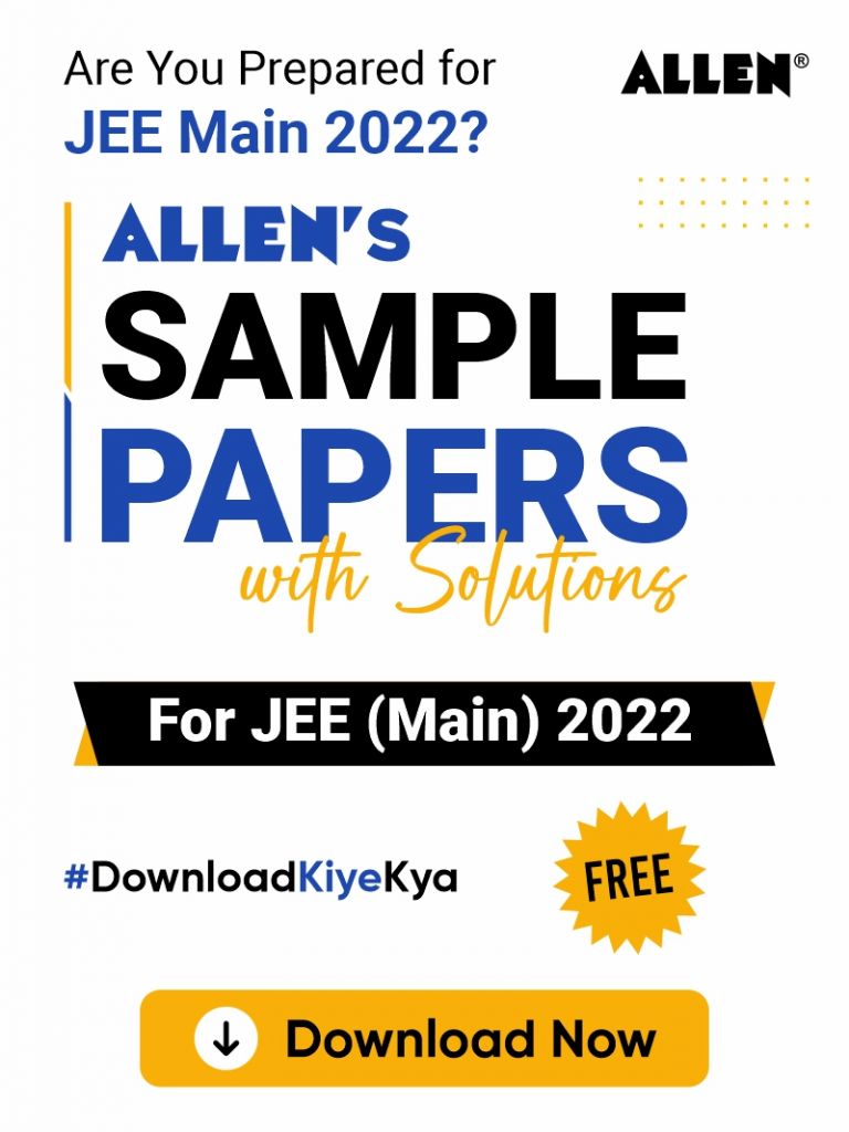 ALLEN JEE Main 2022 Sample Paper with Solution_01
