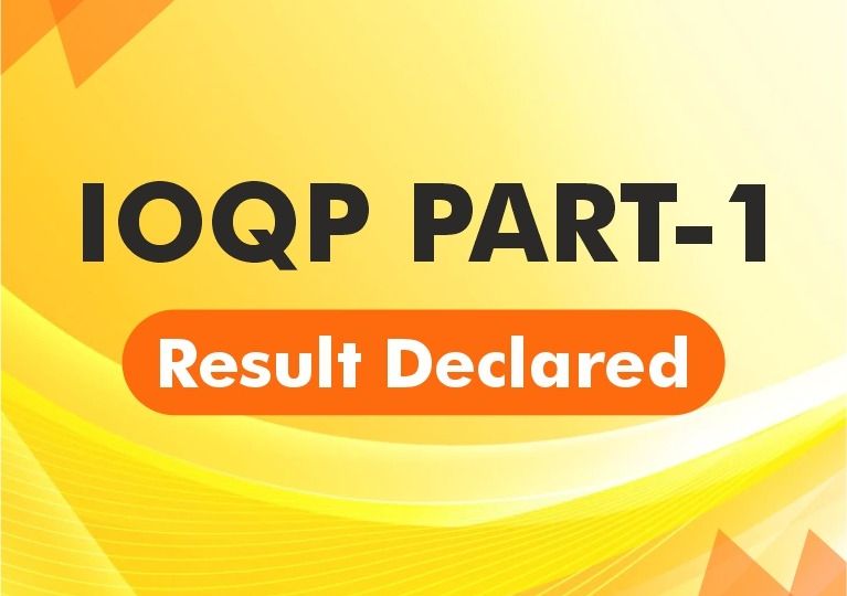 IOQP Part-1 Result Declared