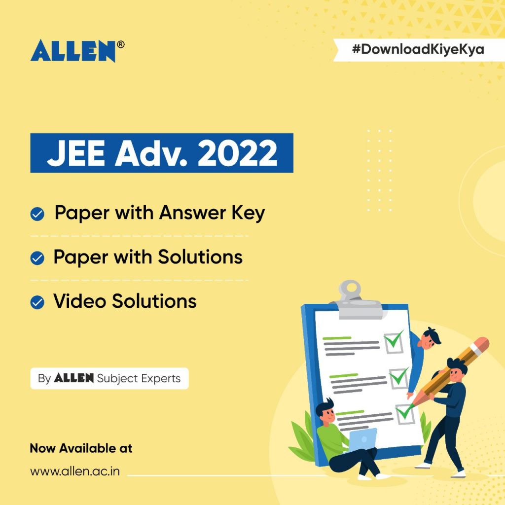 ALLEN JEE Advanced 2022 Answer Key with Paper Solutions