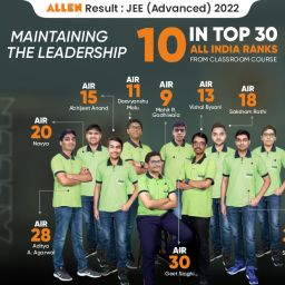 ALLEN - 10 in Top 30 ALL India Rank