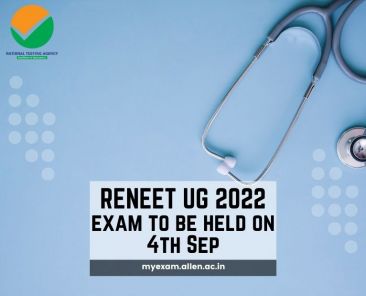 ALLEN - RE-NEET UG 2022 exam to be held on 4th Sep