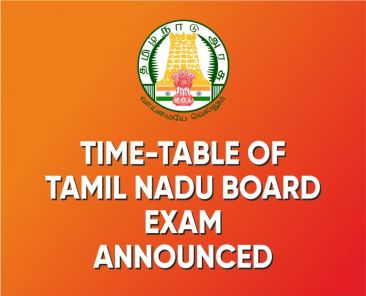 Timetable of Tamil Nadu Board Exam Announced