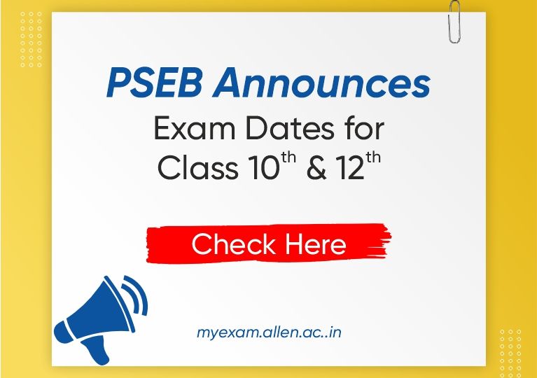 PSEB Announces Exam Dates for Class 10 & 12