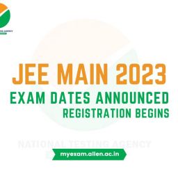 JEE Main 2023 Exam Date