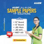 Allen Free Sample Papers JEE NEET & Other Exams