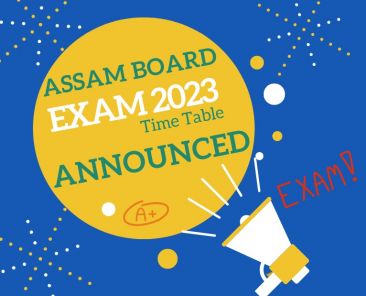 Assam Board Exam 2023 Time Table