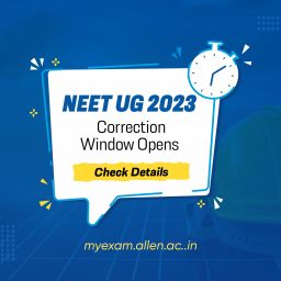 NEET UG 2023 Correction Window