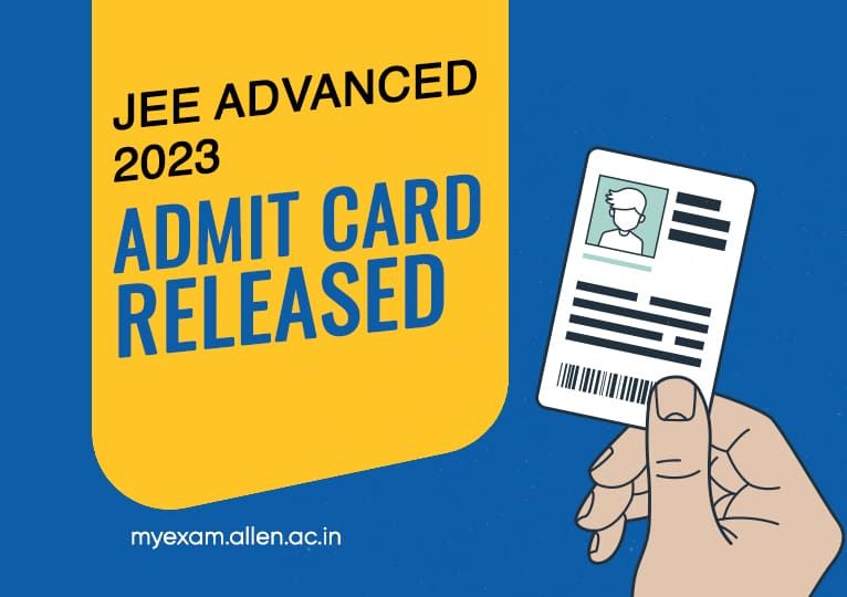 JEE Advanced 2023 Admit Card