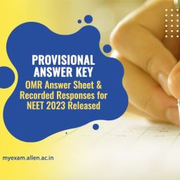 Provisional Answer Key, NEET 2023