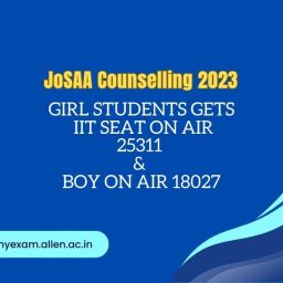 JoSAA Counselling 2023 seat