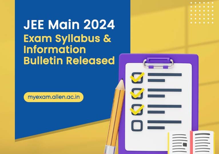 JEE Main 2024 Exam Syllabus