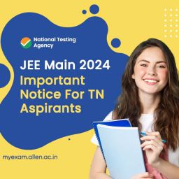 JEE Main 2024- Importance Notice For TN Aspirants